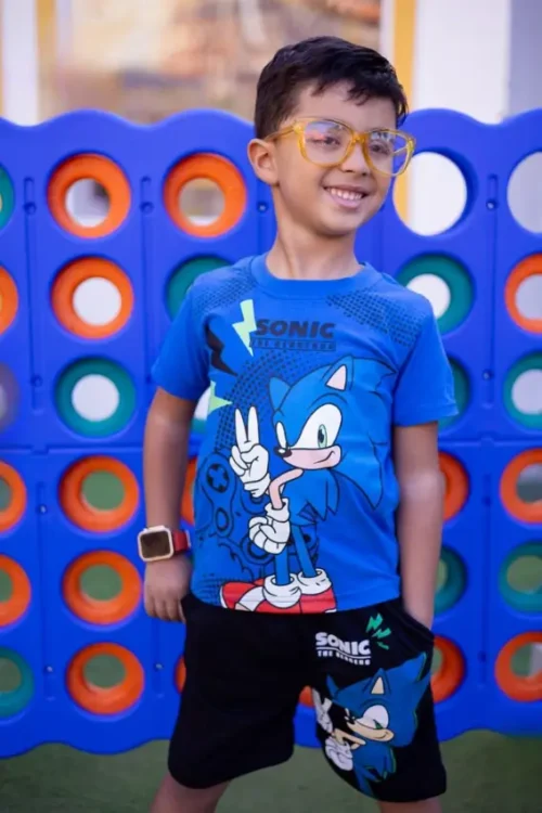 Sonic Short Sleeve Kids Set