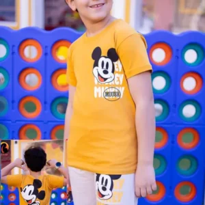 Kids' Cartoon Tee and Shorts Set