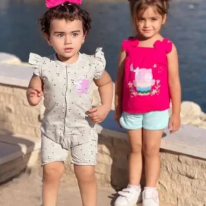 Adorable Kids' Patterned Summer Sets