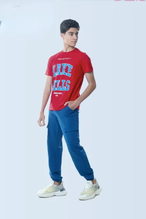 Graphic Tee with Cargo Pants Combo