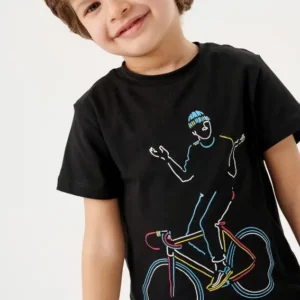 Kids' Graphic Tee and Shorts Set