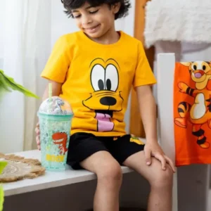 Kids Cartoon Short Sleeve Set