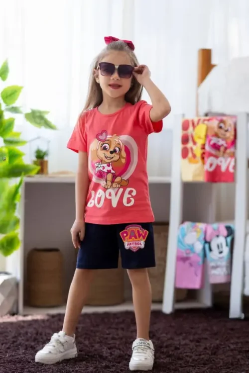 Kids' Short Sleeve Printed Outfit