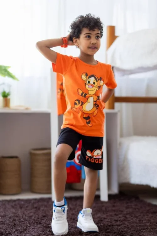 Kids Cartoon Short Sleeve Set