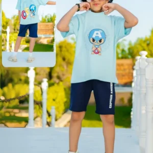 Captain America Kids' T-Shirt and Shorts