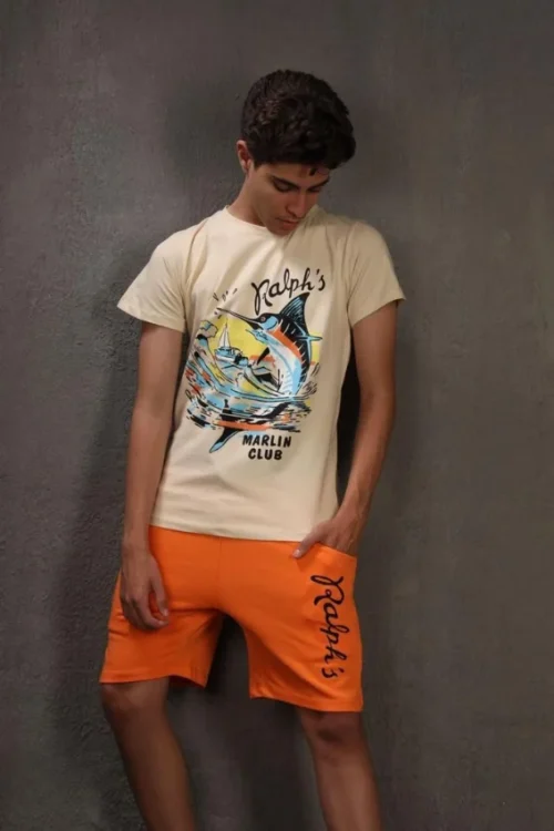 Graphic Tee with Shorts Set - Image 2