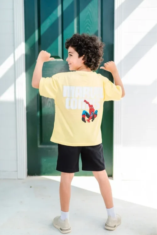 Spider-Man Kids T-Shirt and Shorts Set - Image 2
