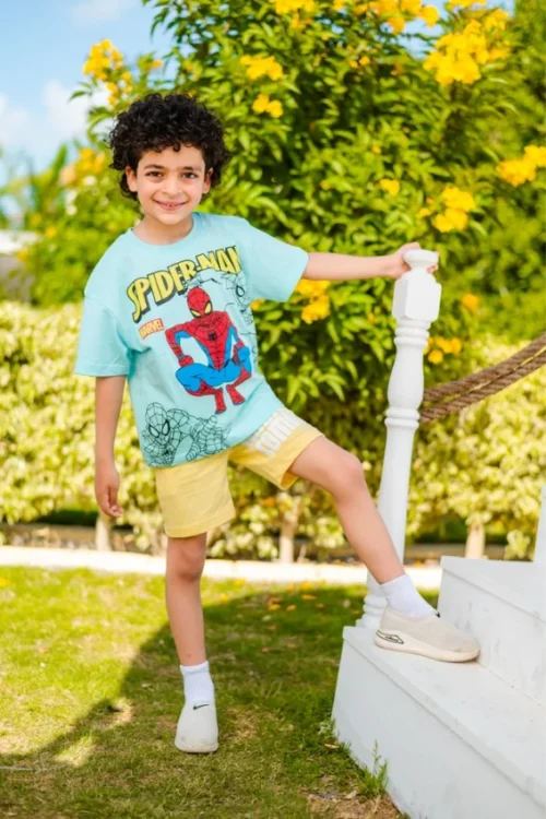 Spider-Man Kids T-Shirt and Shorts Set - Image 5
