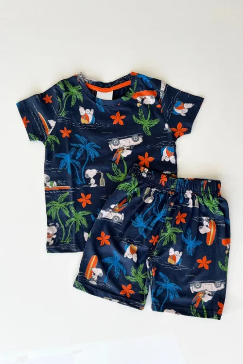 Tropical Cartoon Short Sleeve Set - Image 2