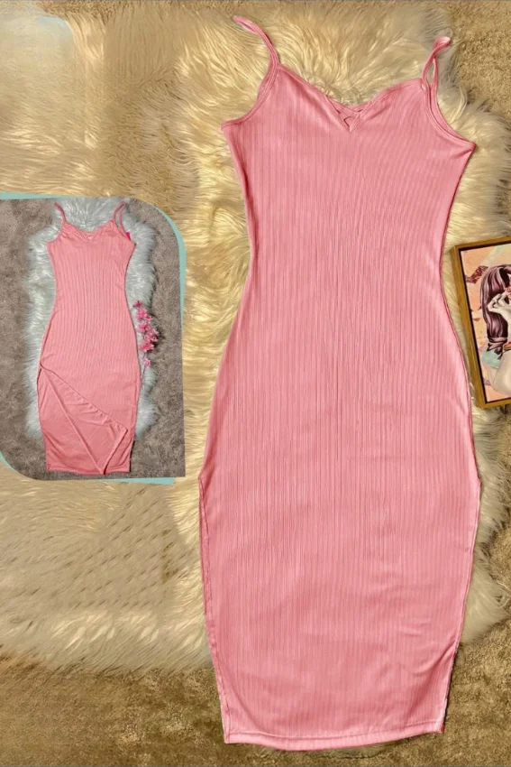 Vibrant Sleeveless Slip Dress