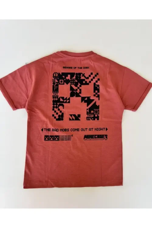 Minecraft Graphic Tee with Black Pants - Image 4