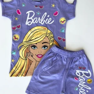 Trendy Graphic Short Sleeve Set