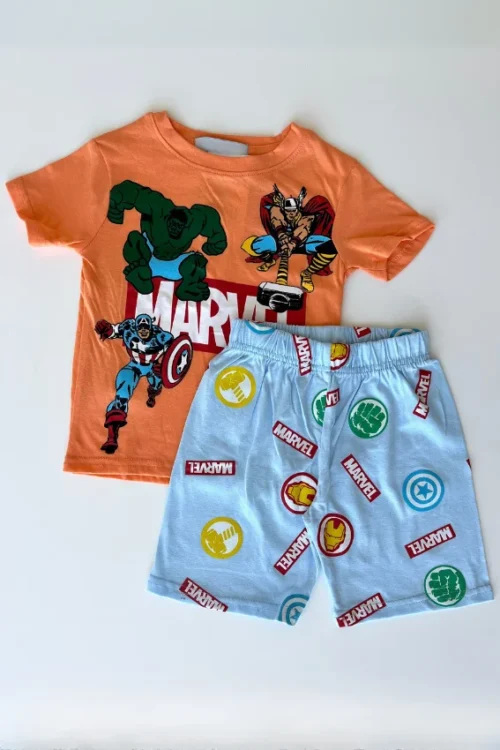 Marvel Print Short Sleeve Set