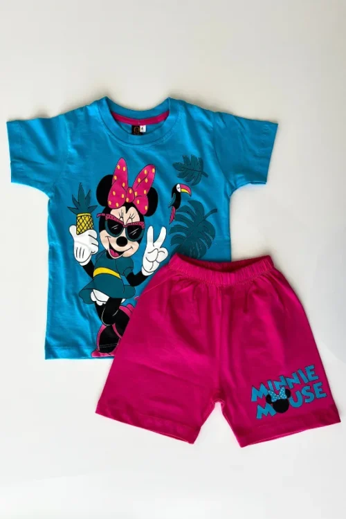 Kids' Cartoon Print T-shirt Set