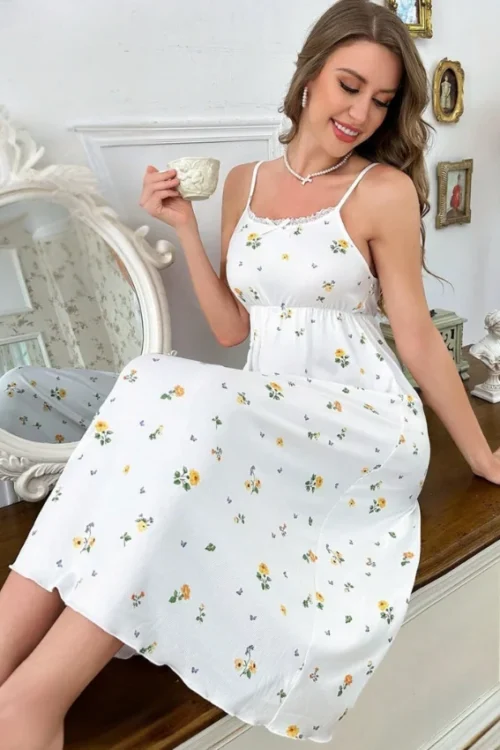 Floral Sleeveless Summer Dress