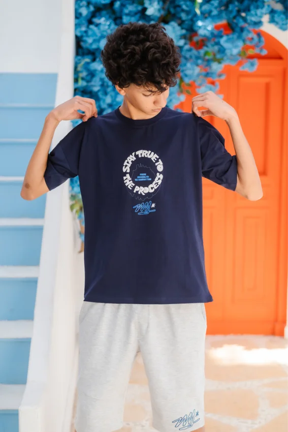 Graphic T-Shirt and Shorts Set