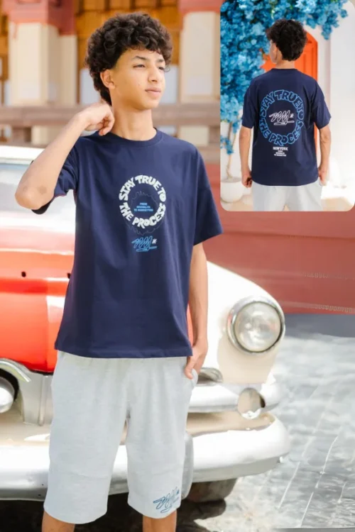 Graphic T-Shirt and Shorts Set