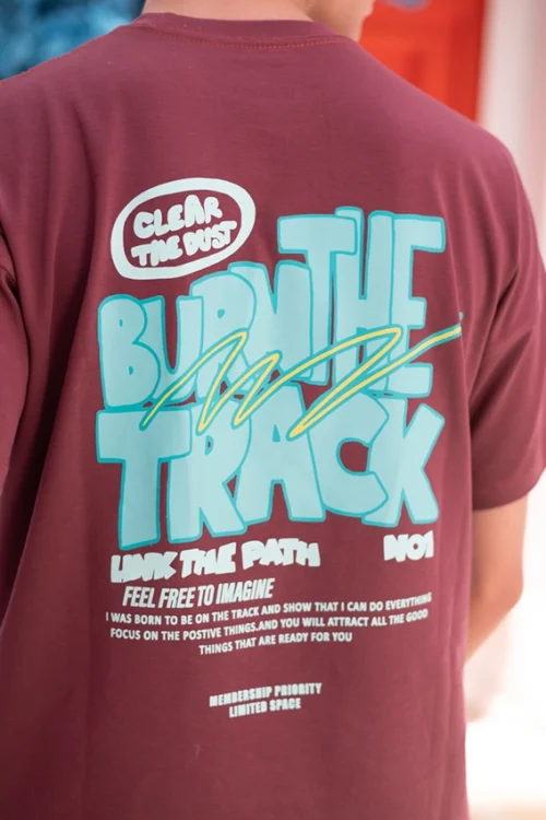 Graphic Tee with Half Sleeves - Image 3