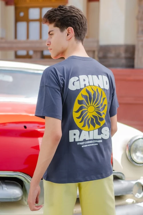 Graphic Short Sleeve Tee for Men - Image 3
