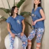 Stylish Floral Pattern Pants Set - Image 4