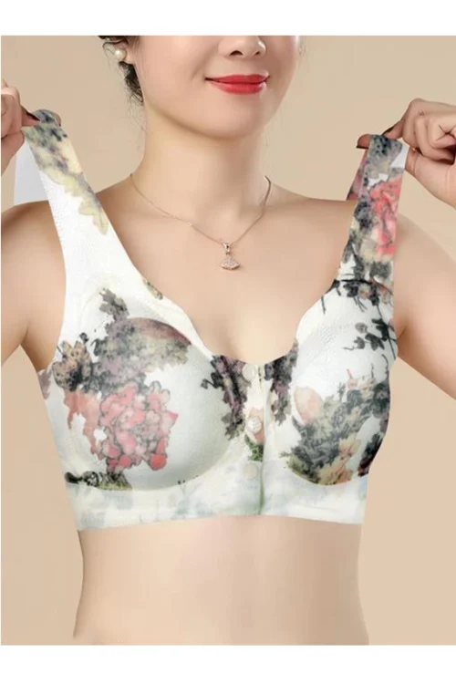 Floral Pattern Sleeveless Top
