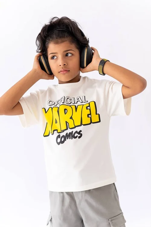 Marvel Comics Tee and Grey Shorts Set - Image 2