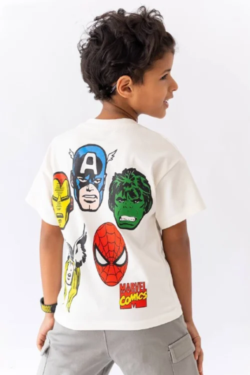 Marvel Comics Tee and Grey Shorts Set - Image 3