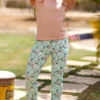 Floral Pants and Ruffle Sleeve Top - Image 2