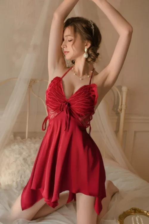 Elegant Halter Mini Dress