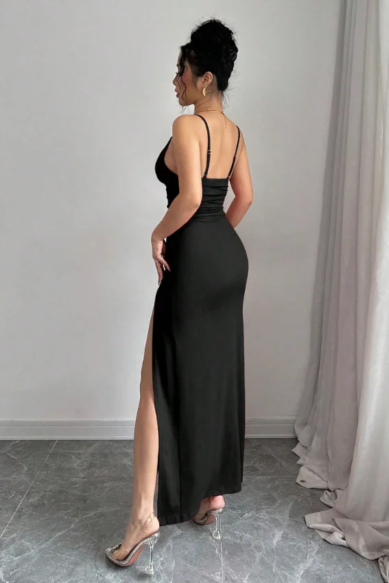 Elegant Spaghetti Strap Dress