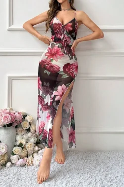 Floral Slip Dress for Summer Nights