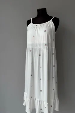 Chic Floral Pattern Sleeveless Dress