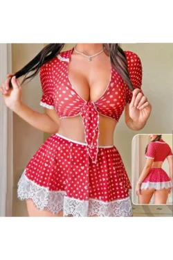 Polka Dot Short Sleeve Set
