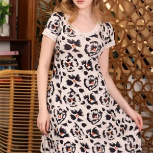 Floral Short Sleeve Dress