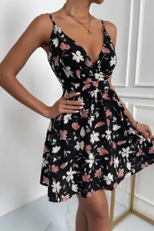 Floral Strappy Dress for Summer - Image 2