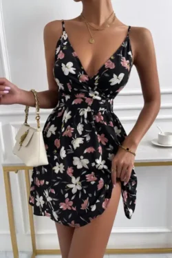 Floral Strappy Dress for Summer