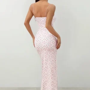 Floral Print Spaghetti Strap Dress