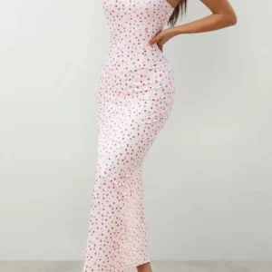 Floral Print Spaghetti Strap Dress
