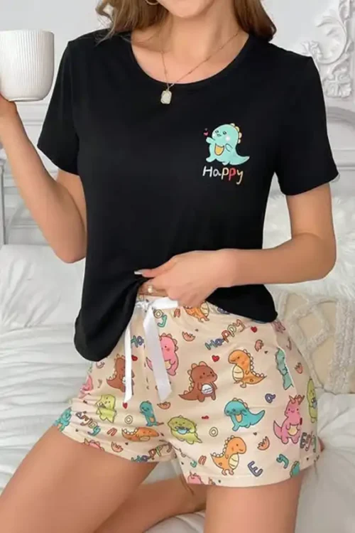 Cute Dinosaur Pajama Set