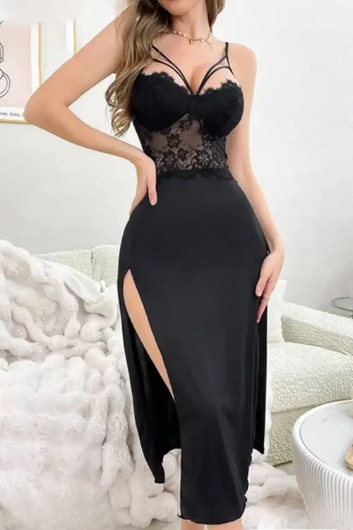 Elegant Lace Evening Dress