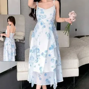 Floral Strappy Dress for Women