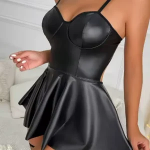 leathered lingerie