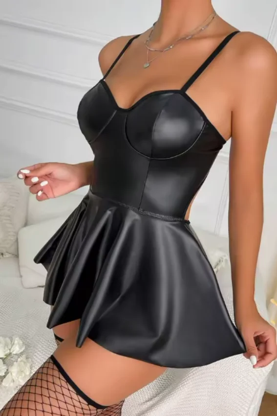 leathered lingerie