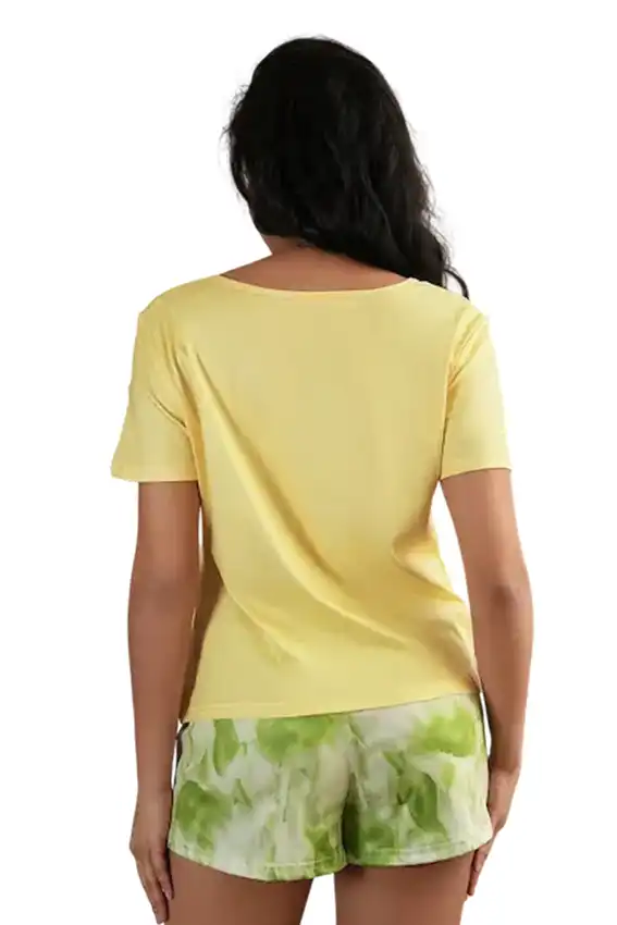 Fruit Print Short Sleeve Top & Shorts