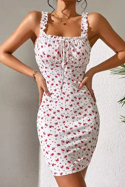 Floral Sleeveless Summer Dress