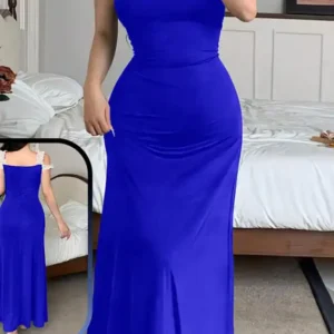 Elegant Sleeveless Black Dress