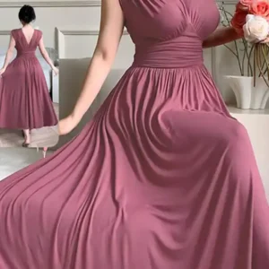 Elegant Sleeveless Maxi Dress