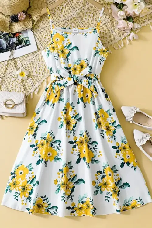 Cartoon Print Cami and Shorts Set