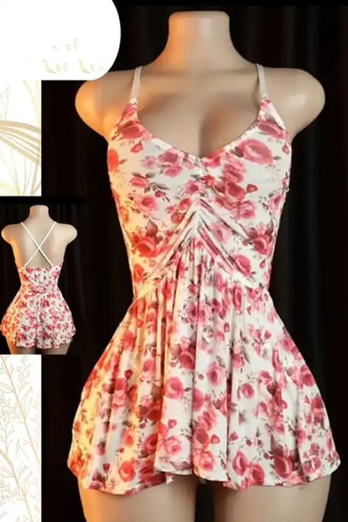 Floral Sleeveless Summer Romper