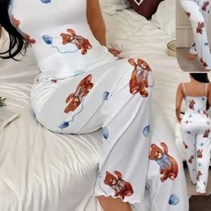 Adorable Teddy Bear Pajama Set